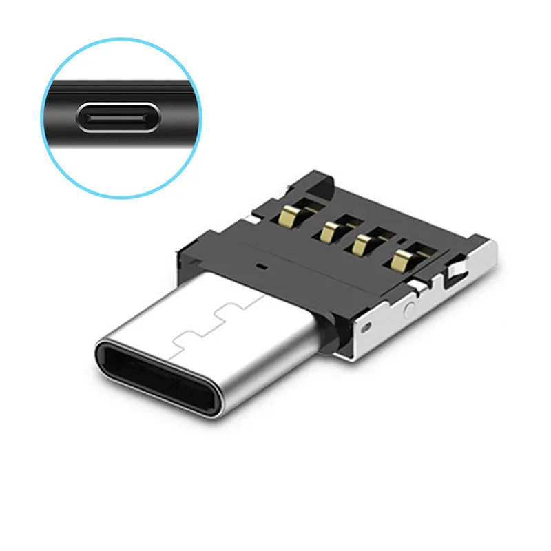 5/10 Stuks Otg Micro Usb Type C Adapter USB-C Mannelijke Naar Usb 2.0 Vrouwelijke Data Connector Voor Macbook Samsung Xiaomi Huawei Android Telefoon