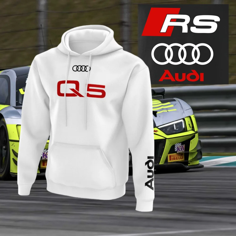 

2025 Audi Q5 Adult Autumn and Winter Hoodie 3D Digital Printing Fashion Popular Street Personality Shopping Adult Hoodie MOTO