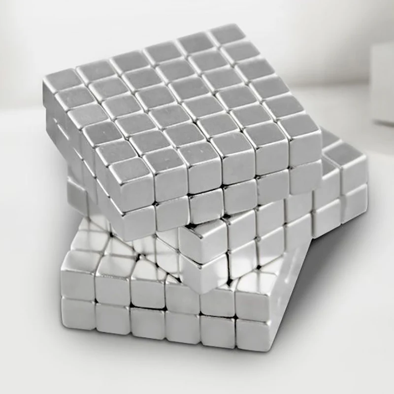 

3mm 4mm 5mm 9mm Cube Super Strong Fridge Magnets, Small Magnets for Refrigerator Whiteboard Science Crafts Office Locker Magnets