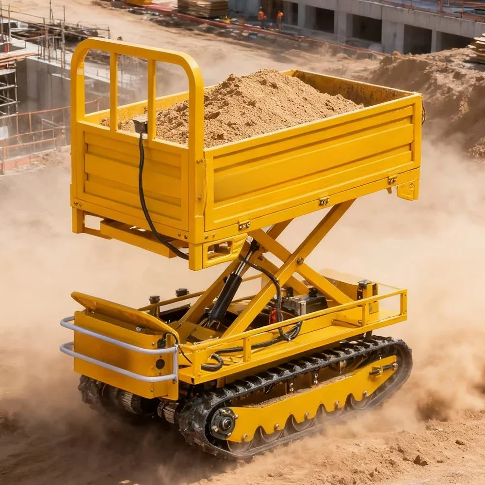 1.0 tons 1.5 tons 2.0 tons crawler truck Orchard warehouse uses remote control mini dump truck