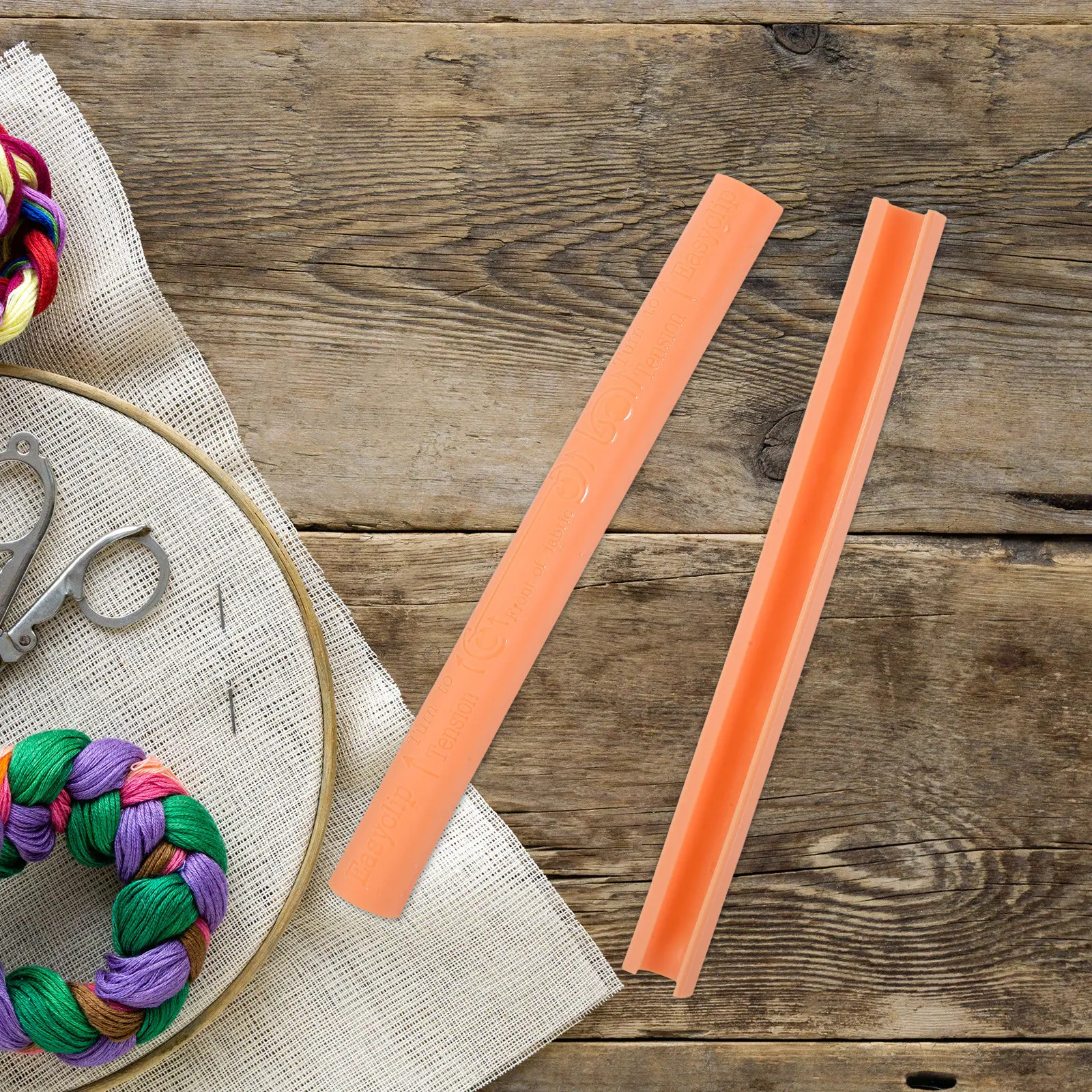 

4Pcs Embroidery Clips Cross Stitch Accessories Square Frame Plastic Hoop Set Lightweight Portable No Slippage Craft Tool