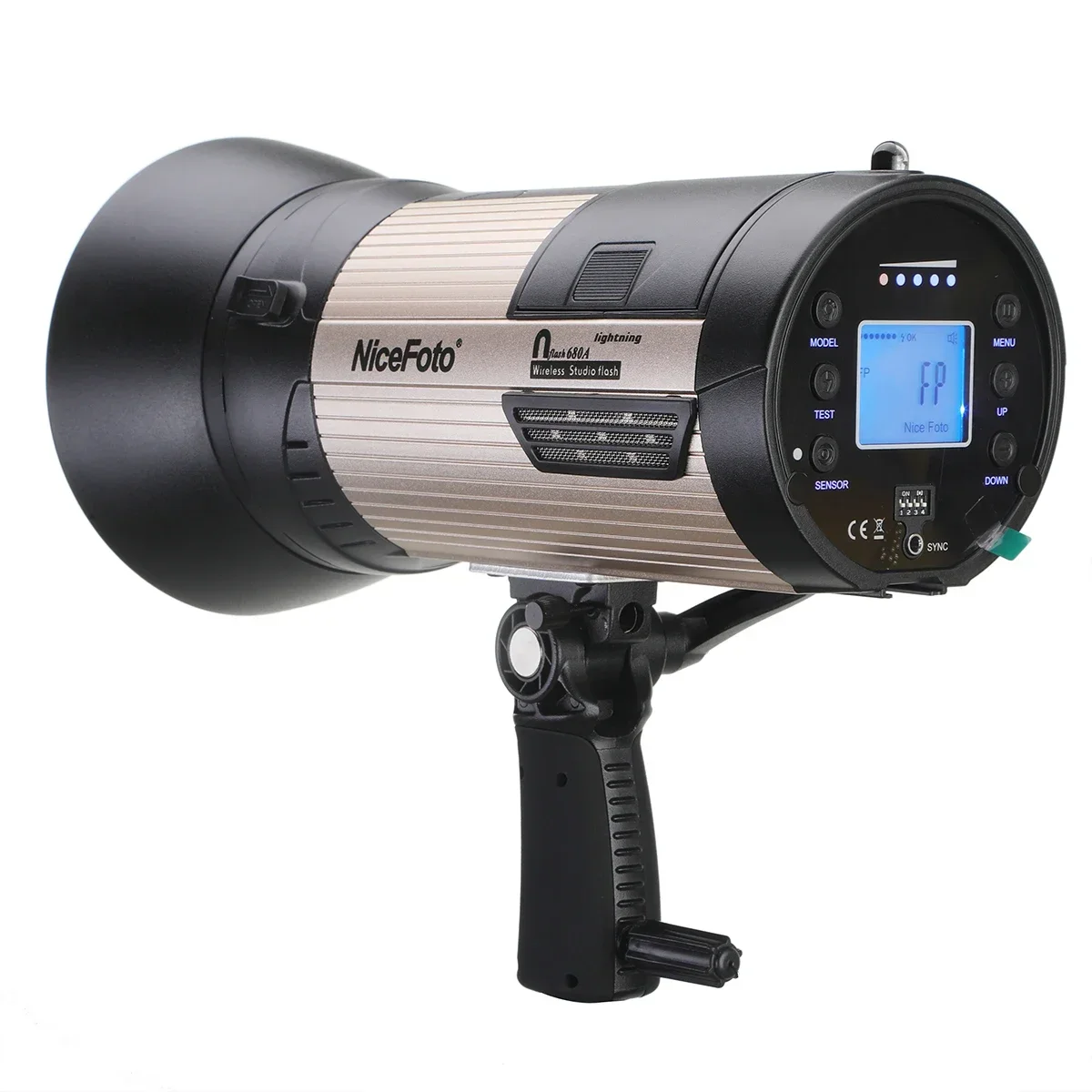 Nflash680A Nicefoto 680W Professional Photographic studio flash light Battery Powered