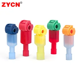 10/30Sets T-Tap Connector Quick Non break Electrical Cable Snap Splice Lock Wire Terminal Waterproof Crimp Splitter clamp
