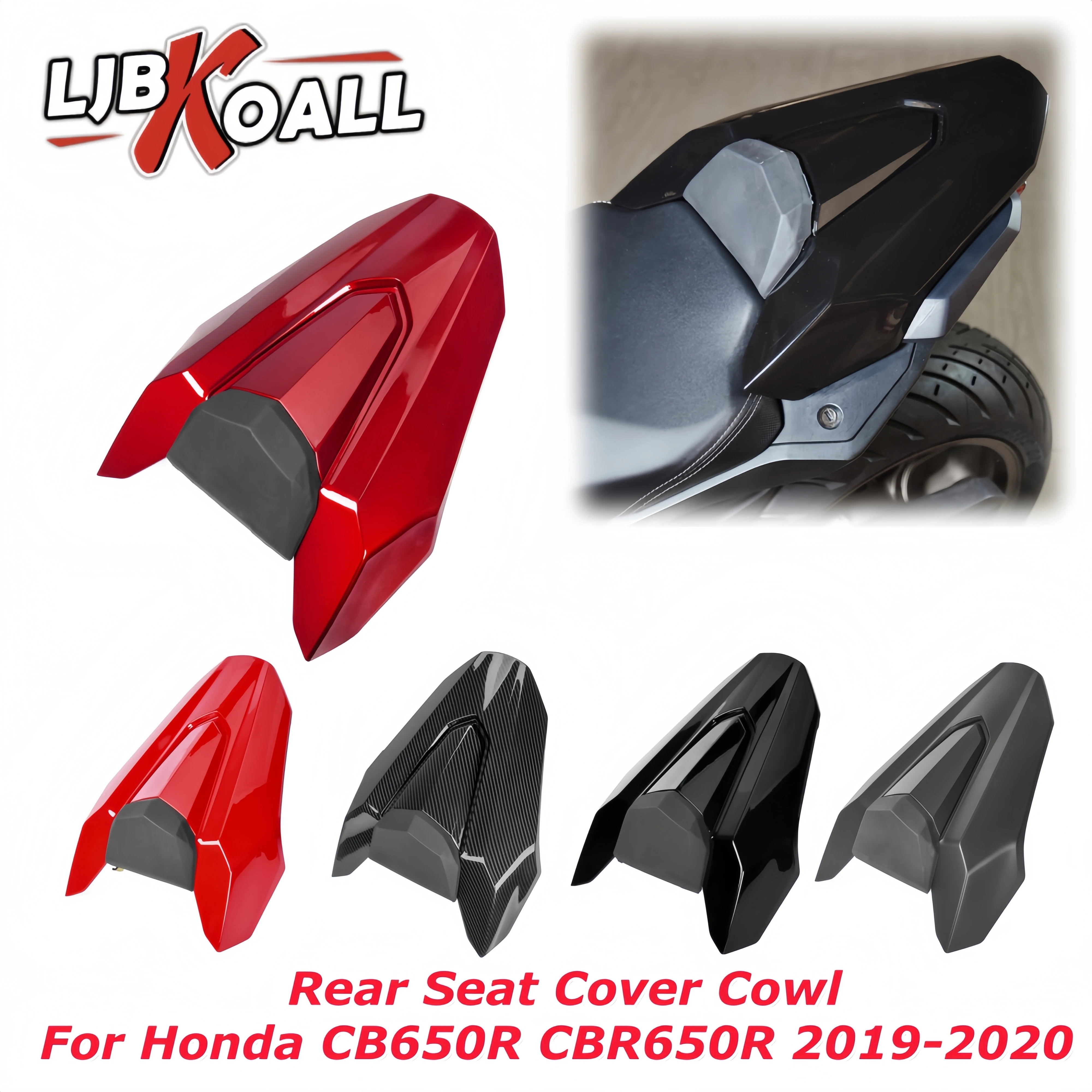 

For Honda CB650R CBR650R 2019-2020 Rear Seat Cover Cowl for CB 650R CBR650 R Passenger Seat Cover Cowl Fairing Accessories
