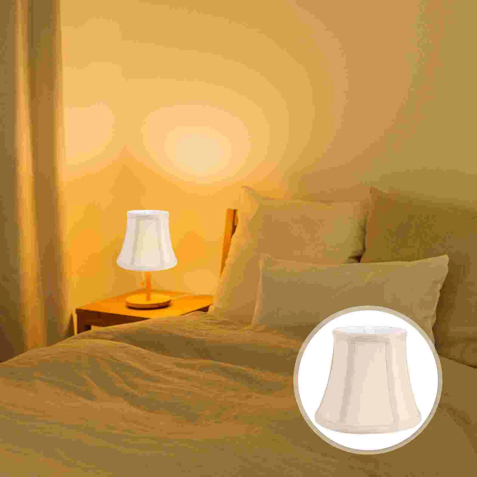 

Lampshade Home Decoration Chandelier Fabric Chimney Ceiling Lights Protector Simple Style Neon Accessories Metallic Line Screen