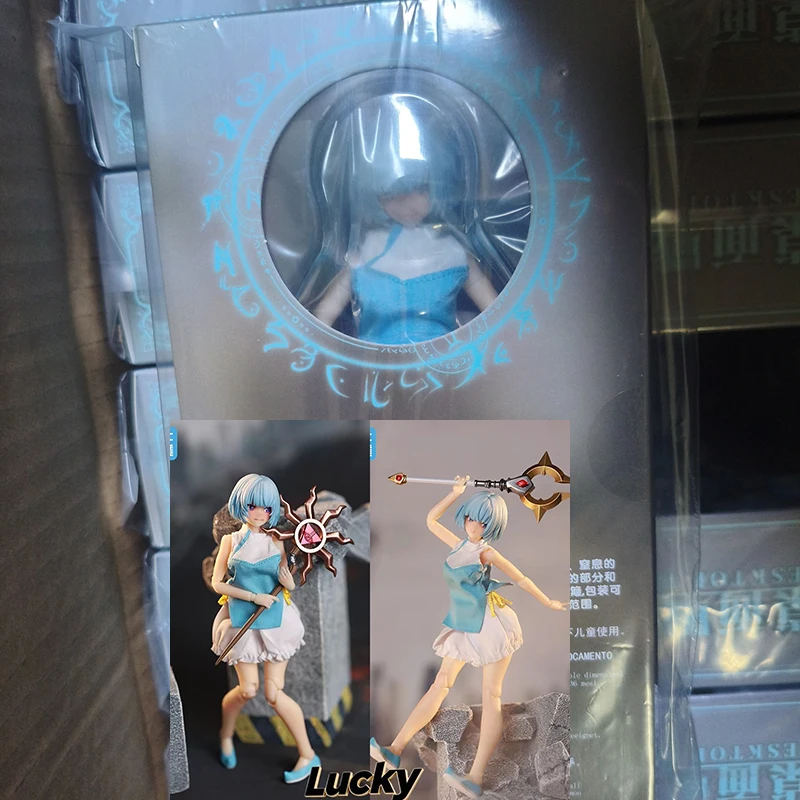 

Manatee Industry Original 1/12 Blue Hair INANNA Female Action Figrue Desktop Wars Ornament 6inch MI25002 Mobile Suit Girl Gifts