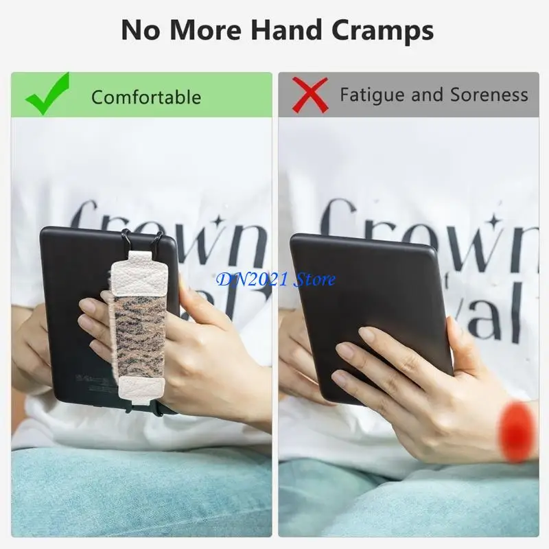 F3KE Tablet Grip Holder Accessory For 6 7 8inch Screens Comfortable Travel Companion