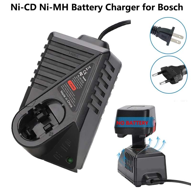 

Ni-CD Ni-MH Battery Charger for Bosch BAT038 BAT048 BAT043 BAT045 BTA120 Electrical Drill 7.2V 9.6V 12V 14.4V Power Tool Battery