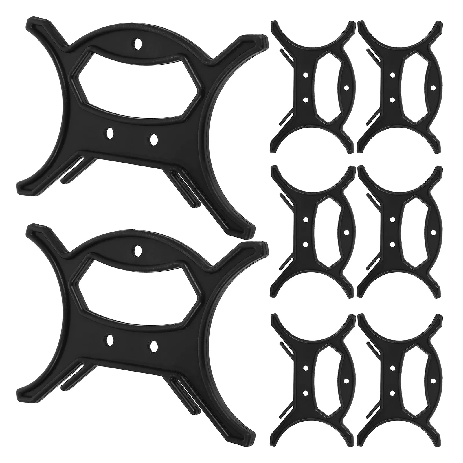 8Pcs Black Large Rope Winder with Handle for Christmas Lights Storage String Light Organizer Cable Winder Holiday Light Reel