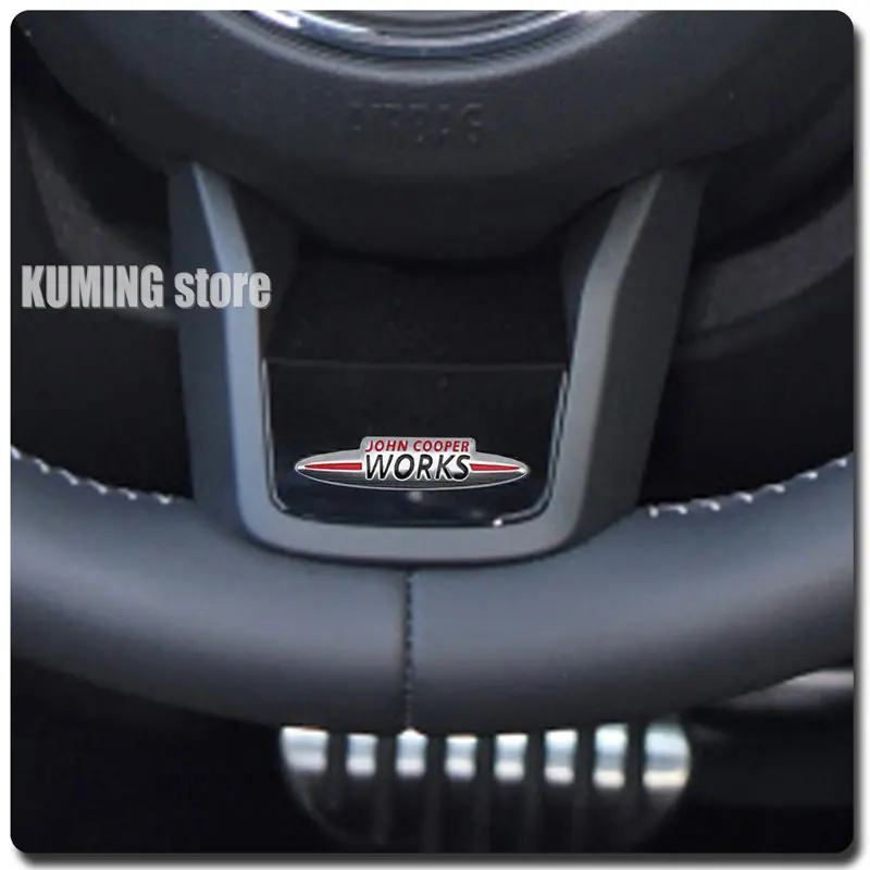 For Mini Cooper JCW Clubman Countryman R55 R56 R57 R58 R59 R60 R61 F56 F55 Metal Stickers Car Interior And Exterior Decor Badge