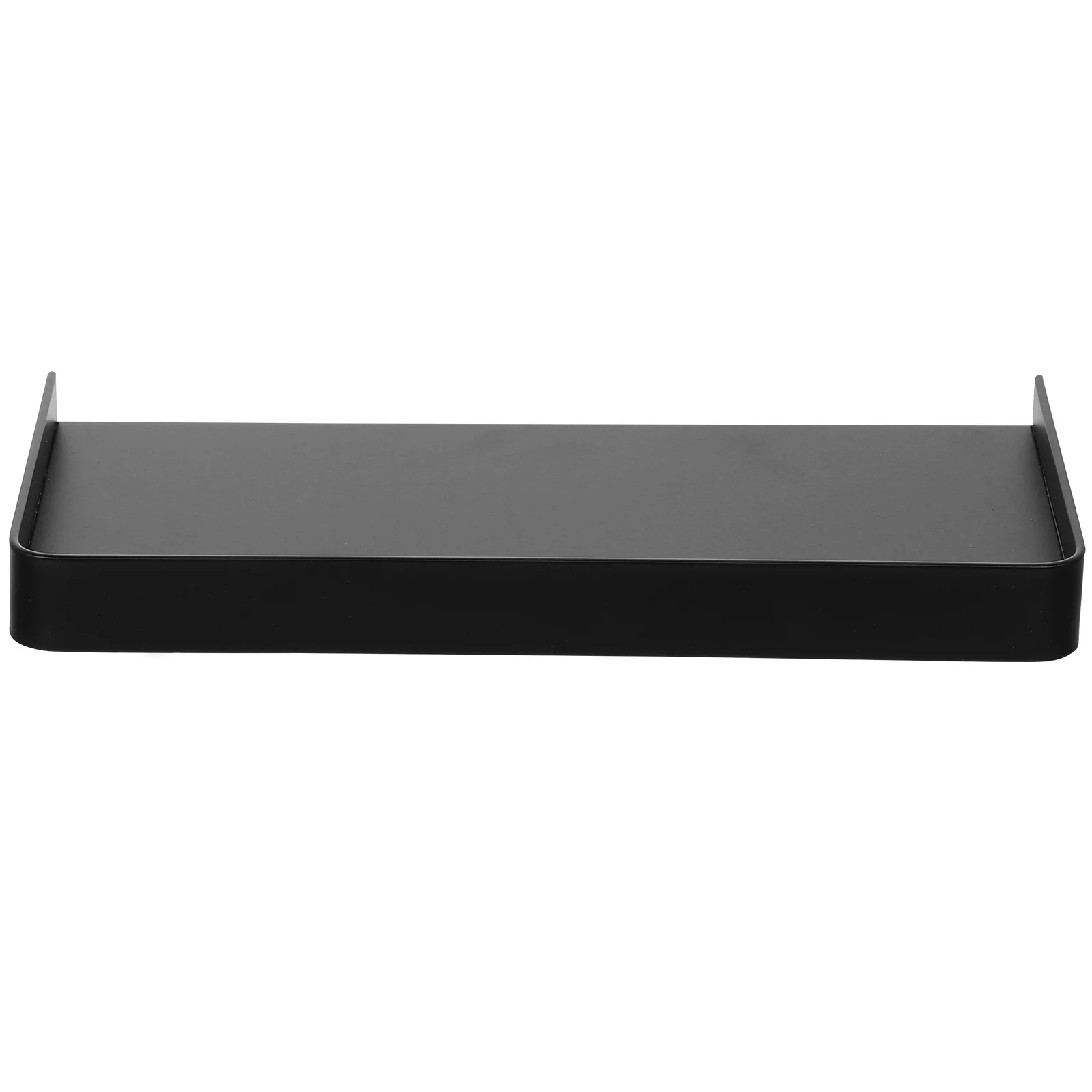 

Wall Shelves Mobile Phone Rack Self Adhesive Black Bathroom Goods Holder Ledge Shelving Unit Floating Spice Shelf Phone Stand