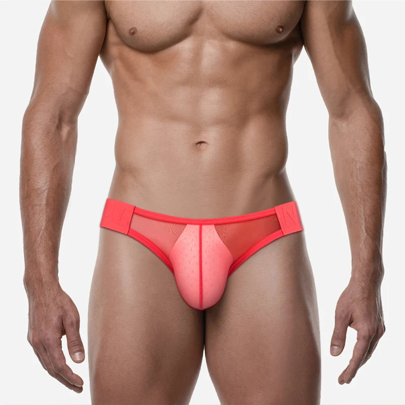 

1pc New Men's Transparent Solid Color Briefs Ultra-thin Bikini Men's Sexy Comfortable Fashion Breathable Underwear