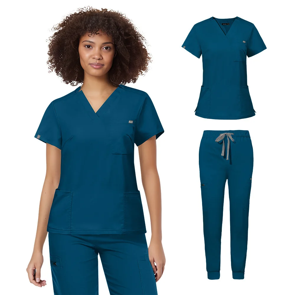 

High Quality Operating Room Short Sleeved Nurse's Clothing, Dental Hospital Medical Hand Washing Clothes, Doctor's Set