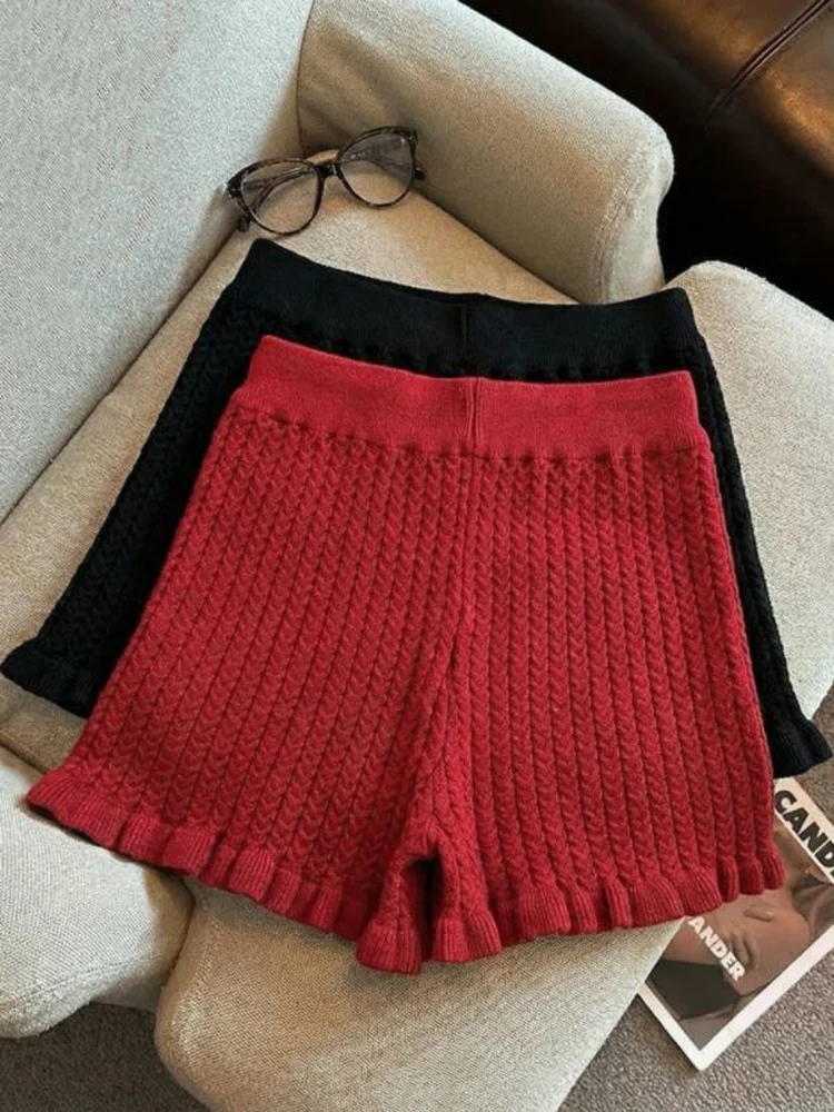 Matte Sle Damen-Freizeithose, Frühling 2026, neue All-Match-elastische Taille, Knoten, Dstring, weich, Orts