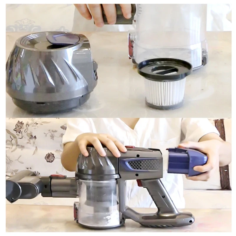 Aspiradora vertical inalámbrica para el hogar y el coche, potente succión de 10kPa, iluminación LED, batería extraíble, barredora eléctrica inalámbrica