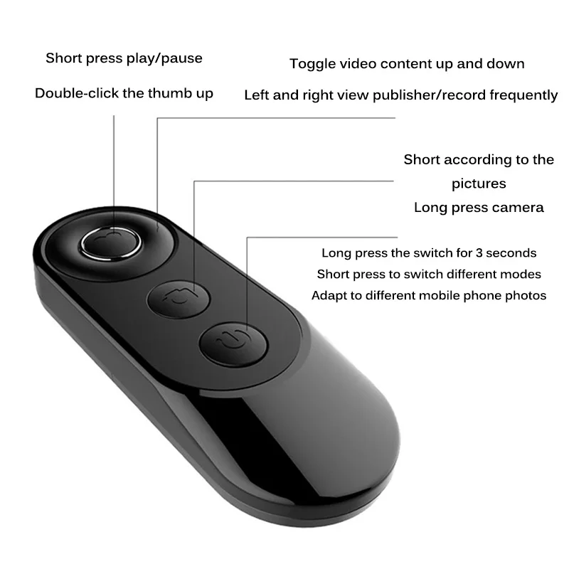 BNGF-Wireless Bluetooth Shutter Remote Control Smart Phones Photos Selfies Bluetooth Handy Remote