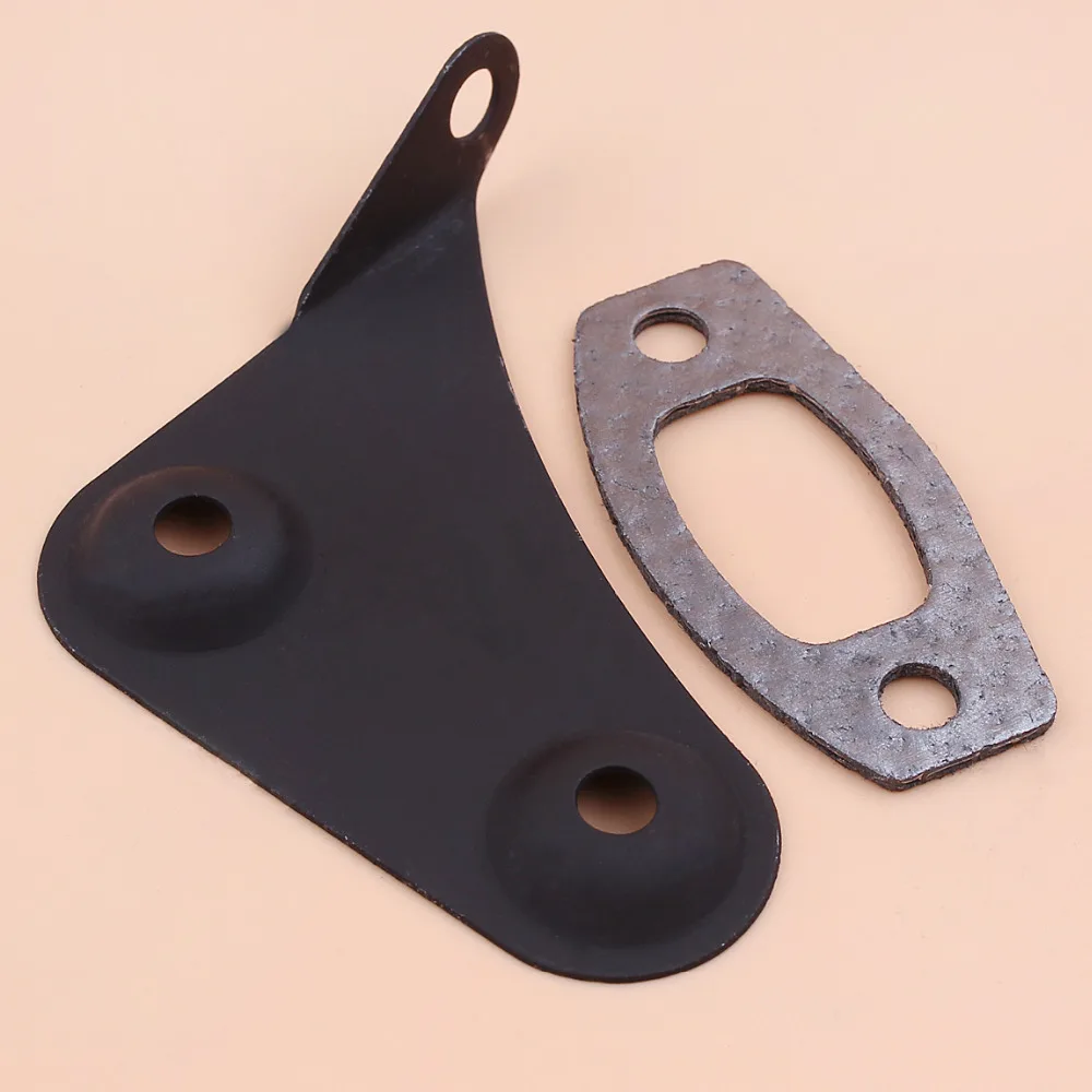 Muffler Bracket Support Exhaust Gasket For HUSQVARNA 50 51 55 Rancher Chainsaw Replacement Tool Part