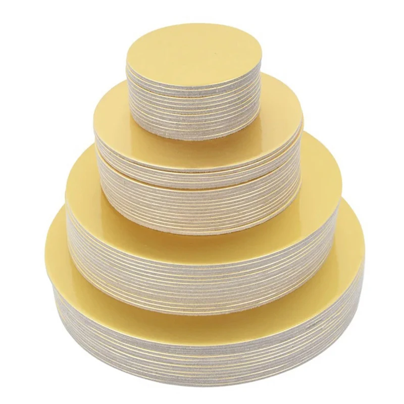 Silvery or Golden Round Cake Boards Various Size 5 or 10 Pcs Per Pack Food Grade Cardboard Cake Plate Circles Round Base view 4