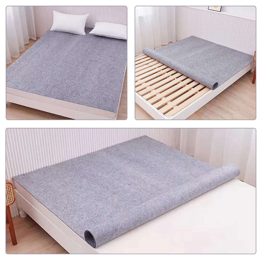 

Складной спальный коврик из дышащего войлочного материала, портативный матрас для общежития, кемпинга, путешествий на природе, пикников, легкий и удобный.