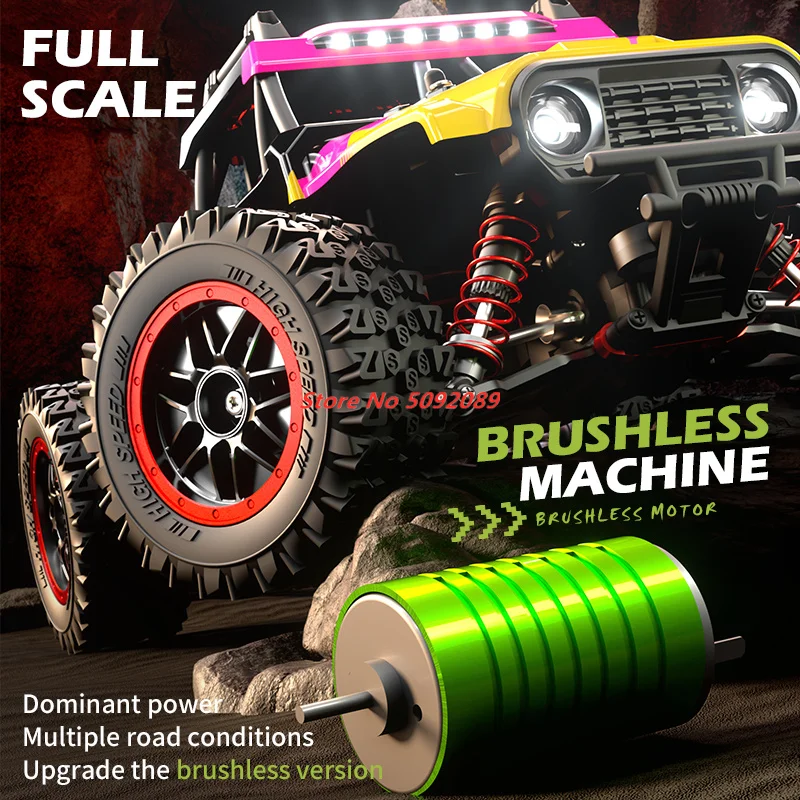 80KM/H 2.4G Remote Control Racing Car 4WD off load RC Car 4x4 Super Brushless High Speed RC Off-Road Car Vehical Toy  Gifts