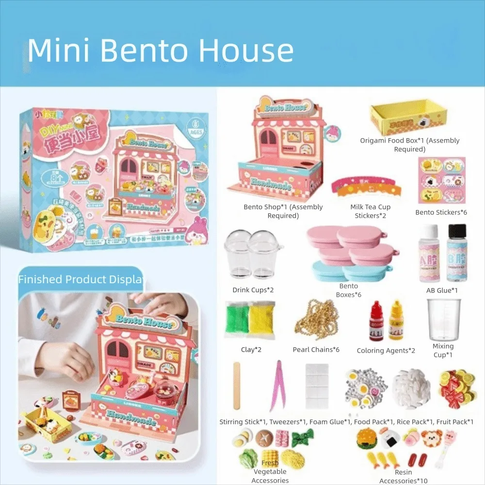 Multicolor DIY Dessert Chef Kit Mixed Design Mini Size 3D Clay Toy DIY Food Simulation Material Pretend Play Food