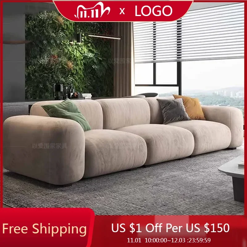 

Living Room Sofas Lazy Luxury Style Filler Recliner Puff Sofa Modern Single Economic Muebles Para El Hogar Nordic Furniture