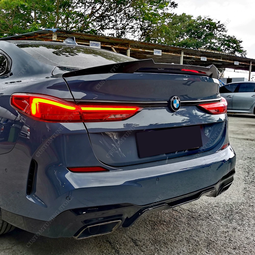 Gloss Black M4 Style Rear Spoiler For Bmw F44 216d 218i 218d 220i 220d M235i 4-Door Bodykits Rear Trunk Tail Wing Lid 2020-2024