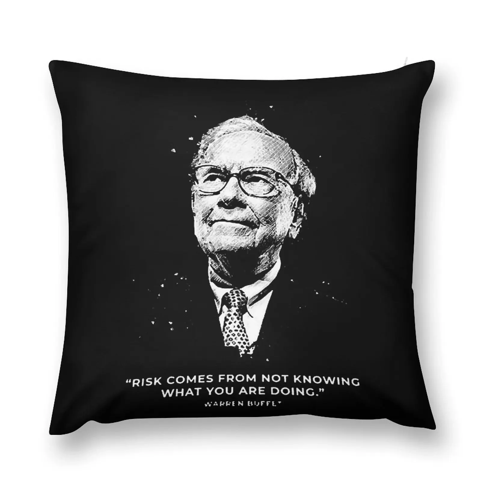 Warren Buffett Throw Pillow Luxury Cushion Cover Luxury Pillow Case pillow