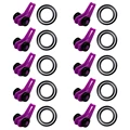 Purple-10PCS