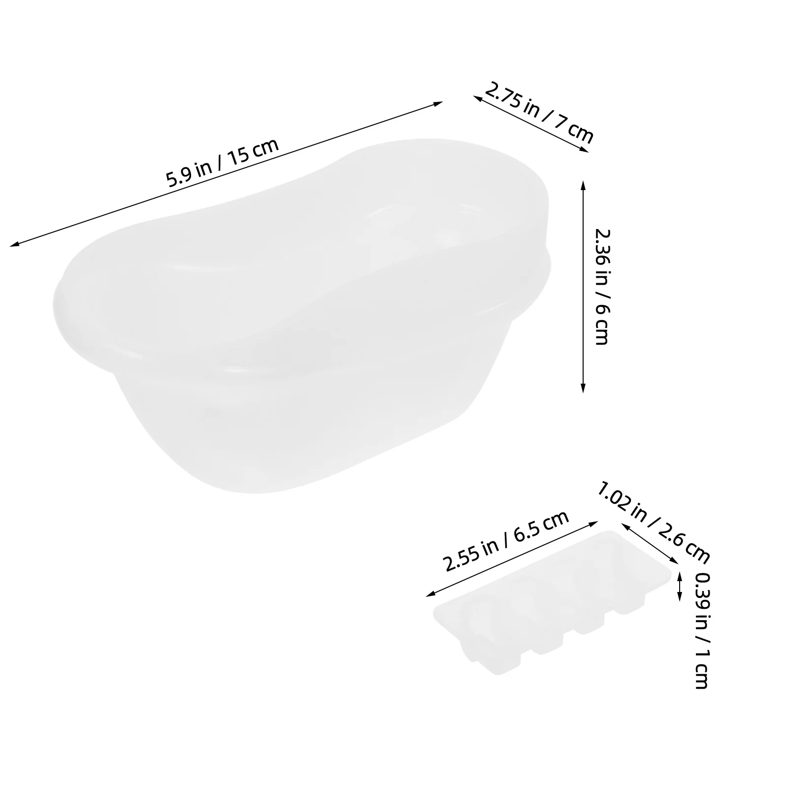 

1Set Bathtub Storage Tray Mold Silicone DIY Crafts Epoxy Casting Flexible Non Stick Gift Silicone Mold DIY Supplies