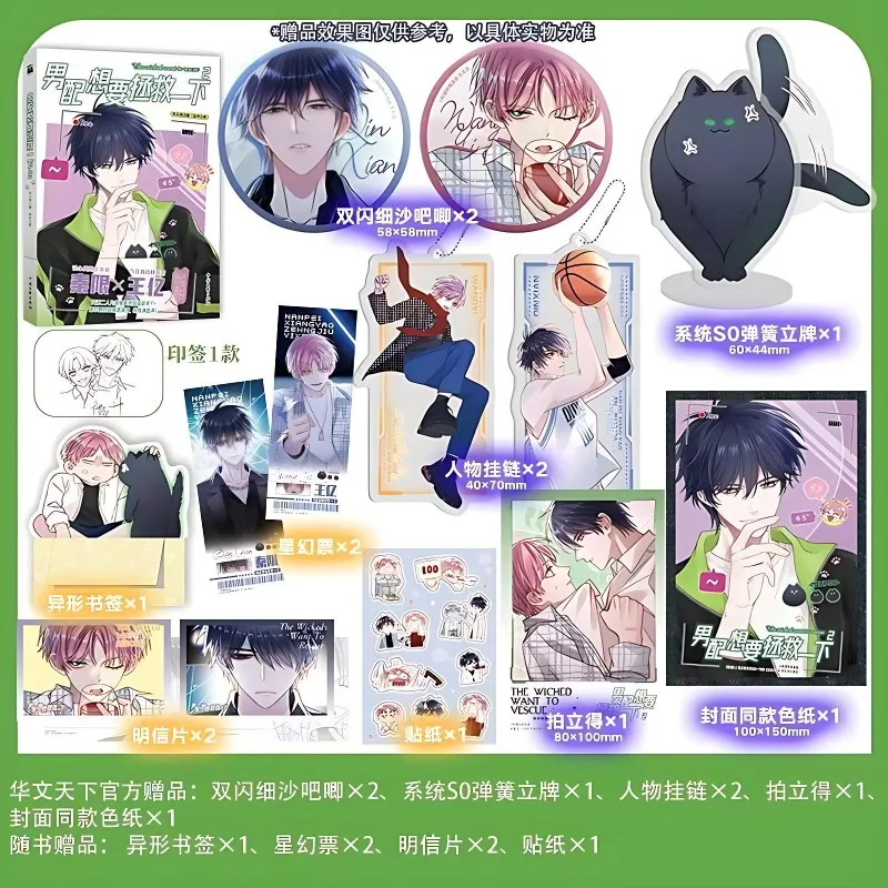 The Male Supporting Role Wants To Save Comic Book Vol.2 Official Manga Novel Book Drama Brother , Mind-reading Brother