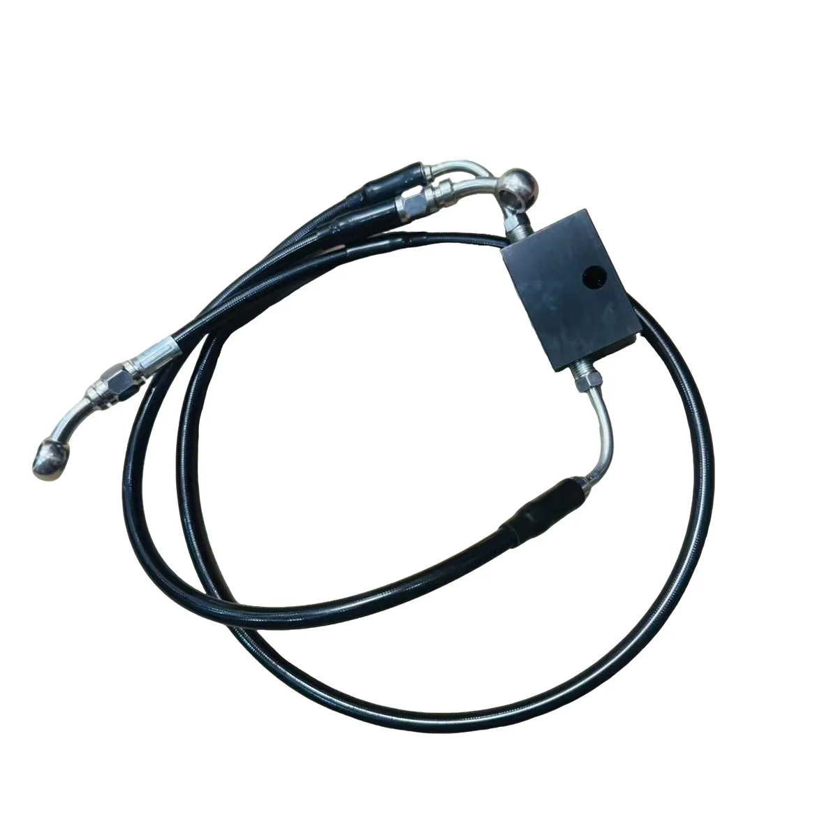 

Motorcycle Black ABS Extender Brake Line for Harley 883 1200 Forty-Eight