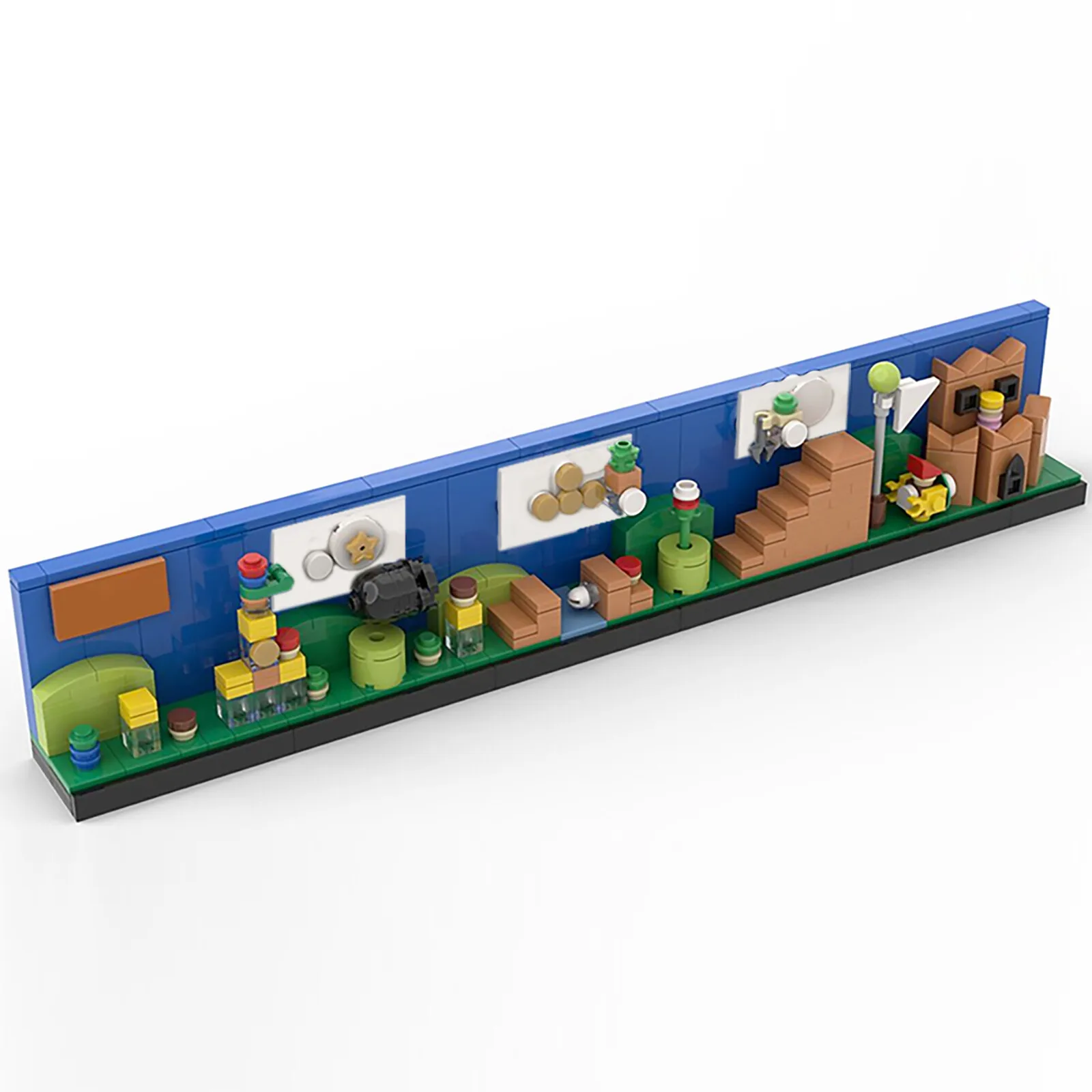 

Custom MOC: C4726 Skyline Architecture from Game 373 Parts Gift for Christmas