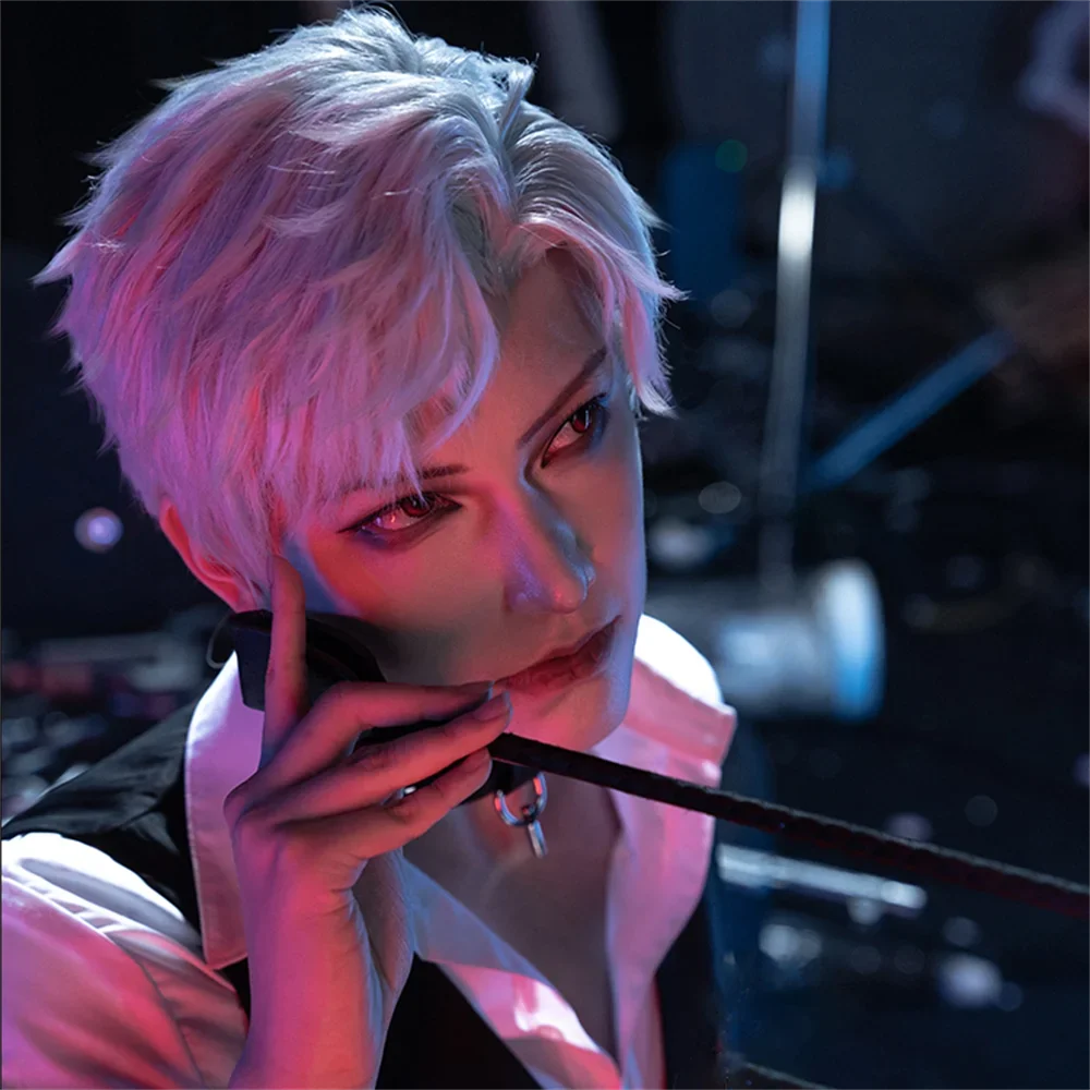 Nuovo 2025 Gioco Love And Deepspace Sylus Costume Cosplay Uomini adulti Abiti uniformi Set completo Accessori Vestito Abiti di Halloween