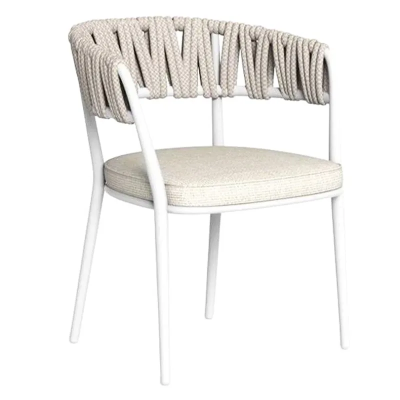 

luxury rattan chair courtyard leisure Internet celebrity milk tea shop dining table three-piece outdoor rock slab dining chair