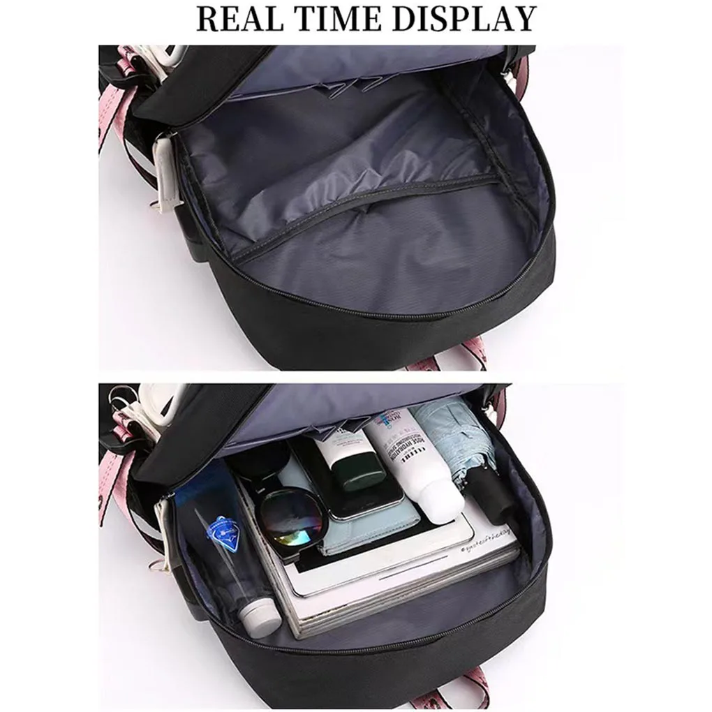 Stylish Kawaii Capybara Schoolbag – Large Capacity Computer Backpack, Adjustable Strap, Casual Daypack for Teens/College