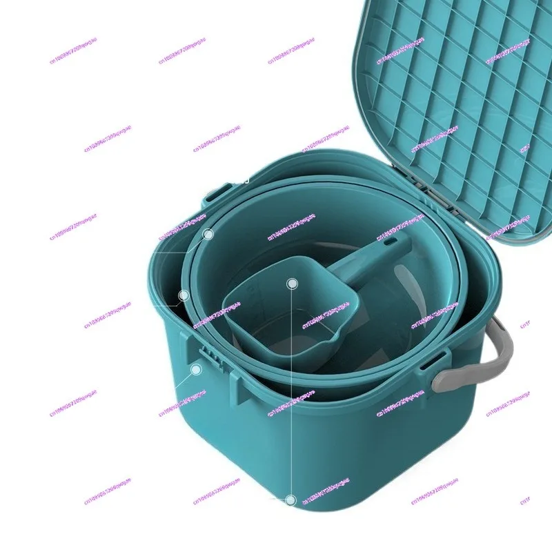 Multifunctional bait bucket four-piece portable loose cannon basin