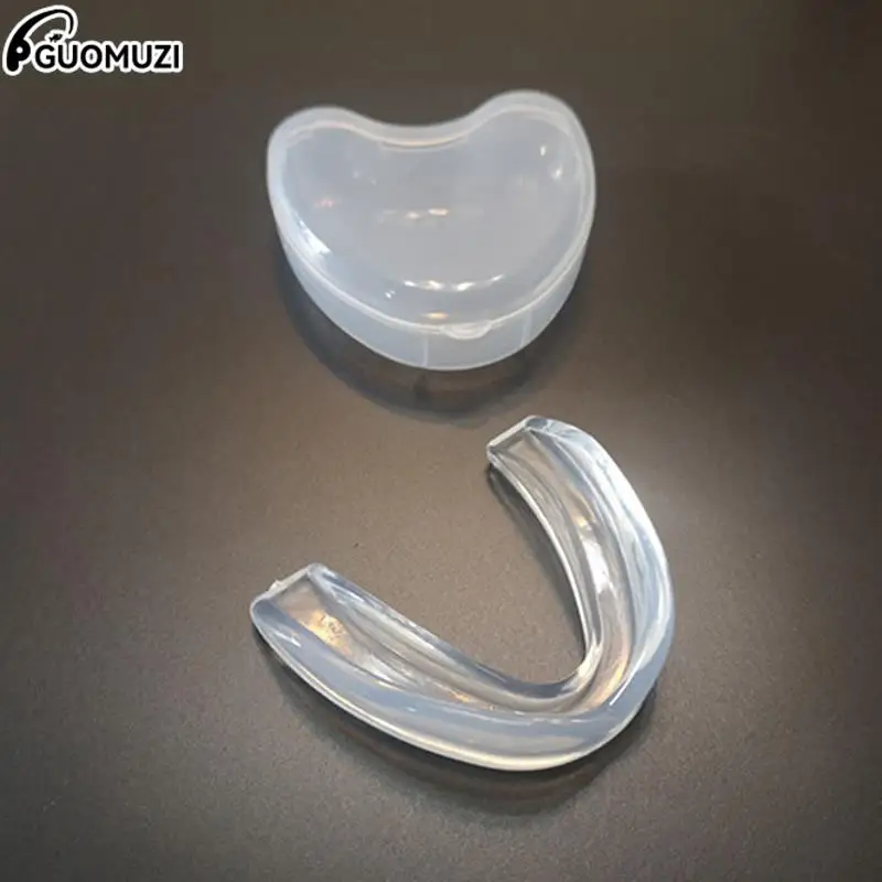 Mouthguard para adultos e crianças, protetor bucal, protetor de dentes EVA, cinta esportiva, boxe, basquete, rugby, karatê, 1pc