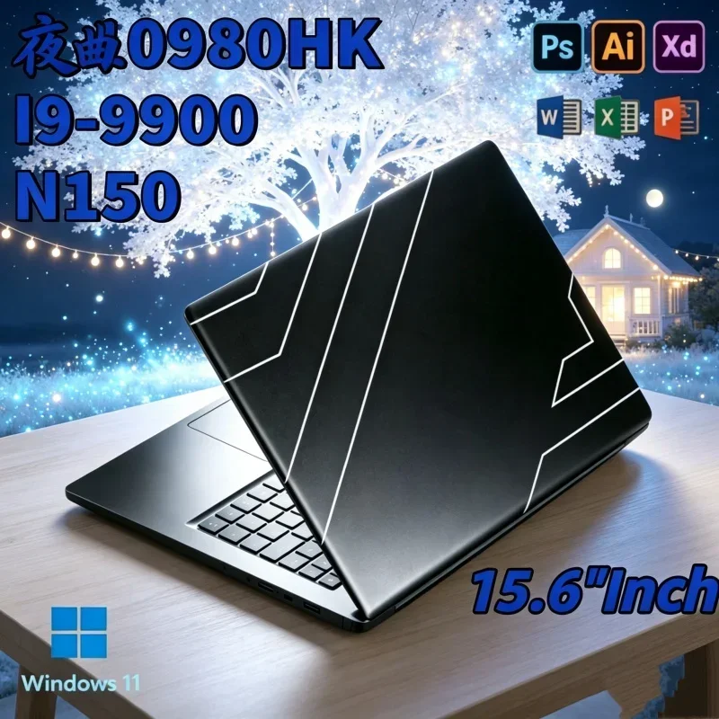 2026 Stalwart Intel Core I9 10980HK/I9-9900/N150 15.6 Inch Laptop 32GB RAM 2TB SSD Windows 11 Simple Gaming Artist Project