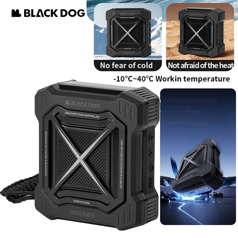 

Naturehike BLACKDOG Yepai - Outdoor Audio Ip6 Waterproof Dustproof Large Capacity Lithium Battery 9600mah Long Endurance Impact