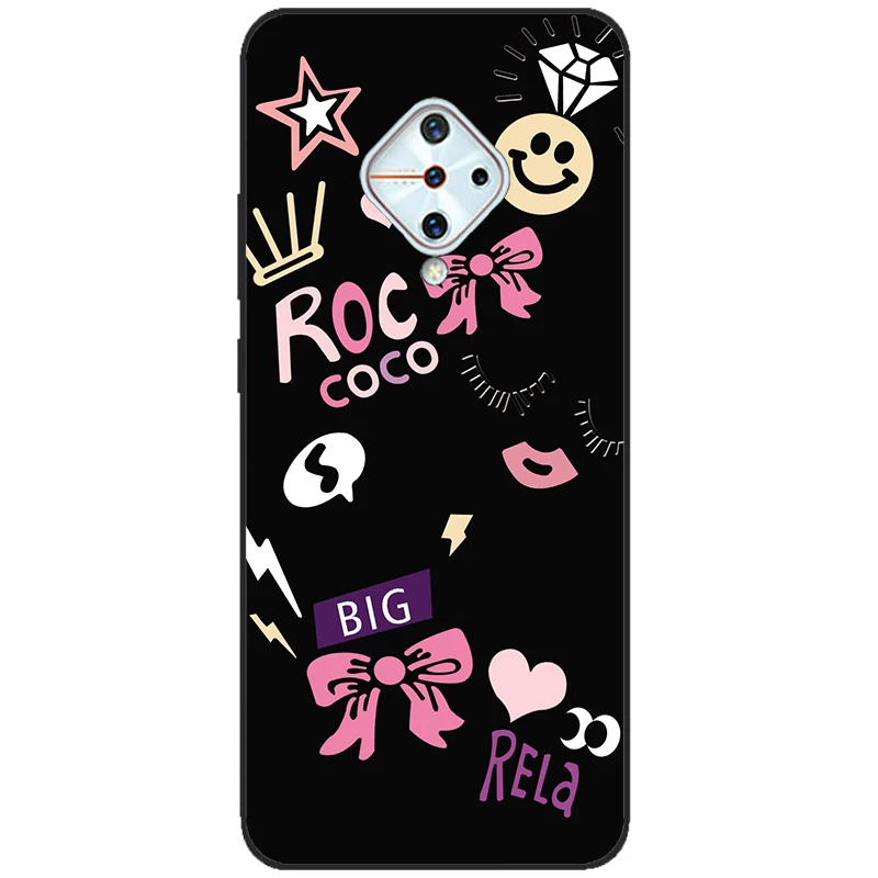 For vivo V17 Case Soft Silicone TPU Phone Cover For Vivo 1920 Case Coque For Vivo v17 Russia Vivo S1 Pro Funda V1945A Case
