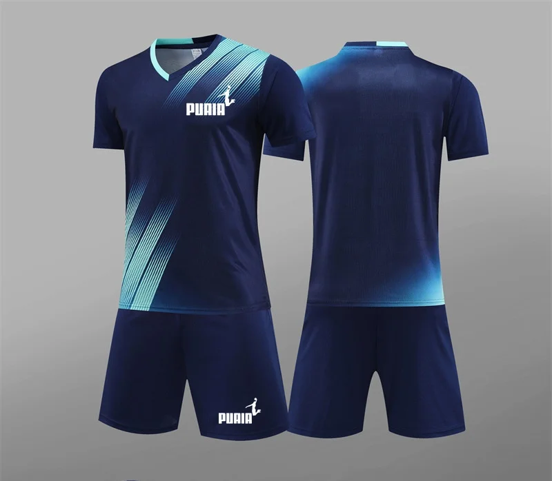 2024 new sports logo men's summer men's tennis short-sleeved T-shirt fashionable and comfortable badminton training set