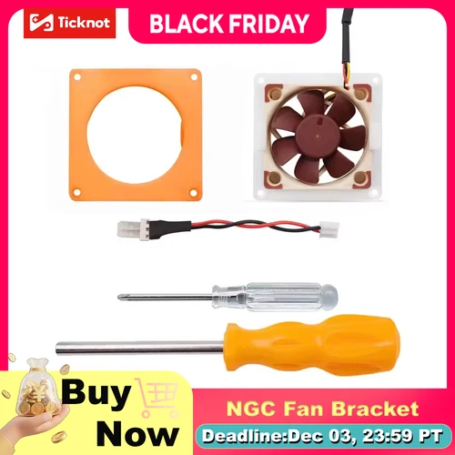Imagen 1 del producto TicKnot nuevo ventilador NGC NOCTUA soporte de impresión 3D Mod para Nintendo Gamecube 40mm ventilador Noctua