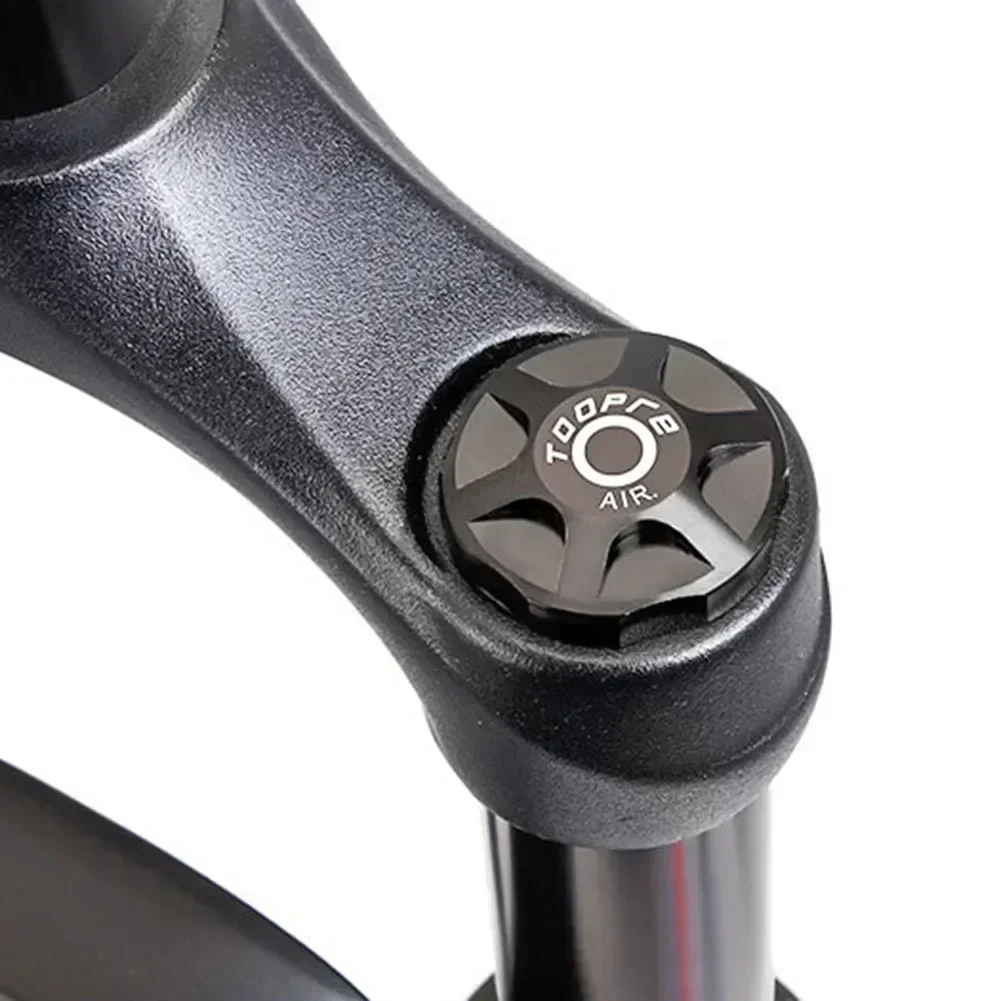 MTB Bicycle Air Gas Valve Cover Bike Front Fork Cap Plug Aluminum Alloy Protective Shoulder Cover Dust Cap Cycling Accessories