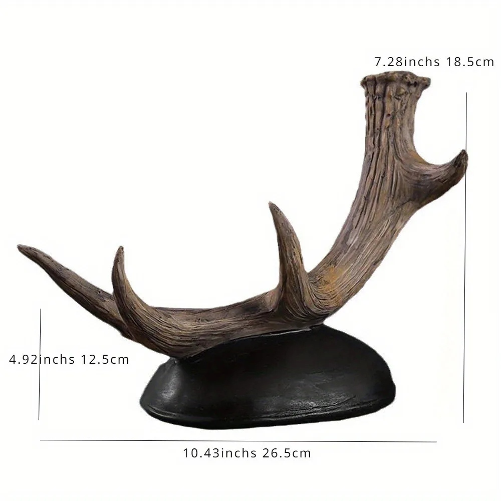 Resin Antler Tabletop Bottle Holder Elegant Display Stand Wine Rack Creative Wisky Holder for Beverage Storage Stand Best Gift