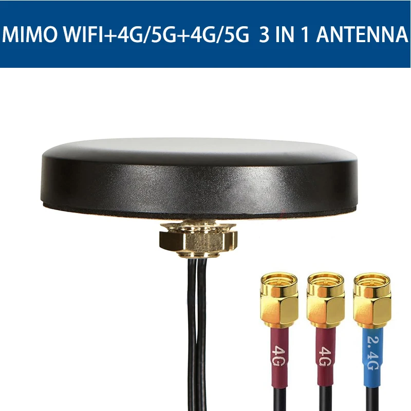 mimo-wi-fi-4g-5g-4g-5g-3-in-1-全方向性スクリューマウントパックアンテナ（verizon、at-t、t-mobile（その他）のモデムおよびルーター用）