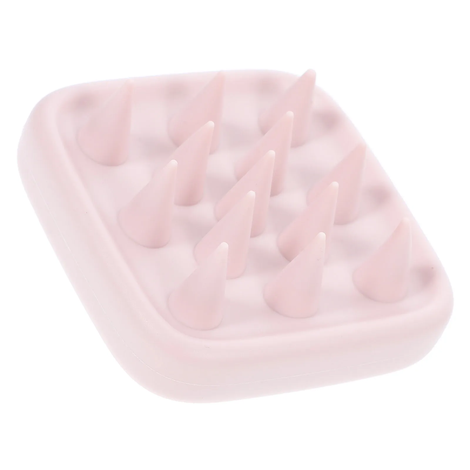

Silicone Shampoo Brush Hair Scalp Massager Blue Soft Comb Bathing Stripe Exfoliating Cleansing D ruff Treatment