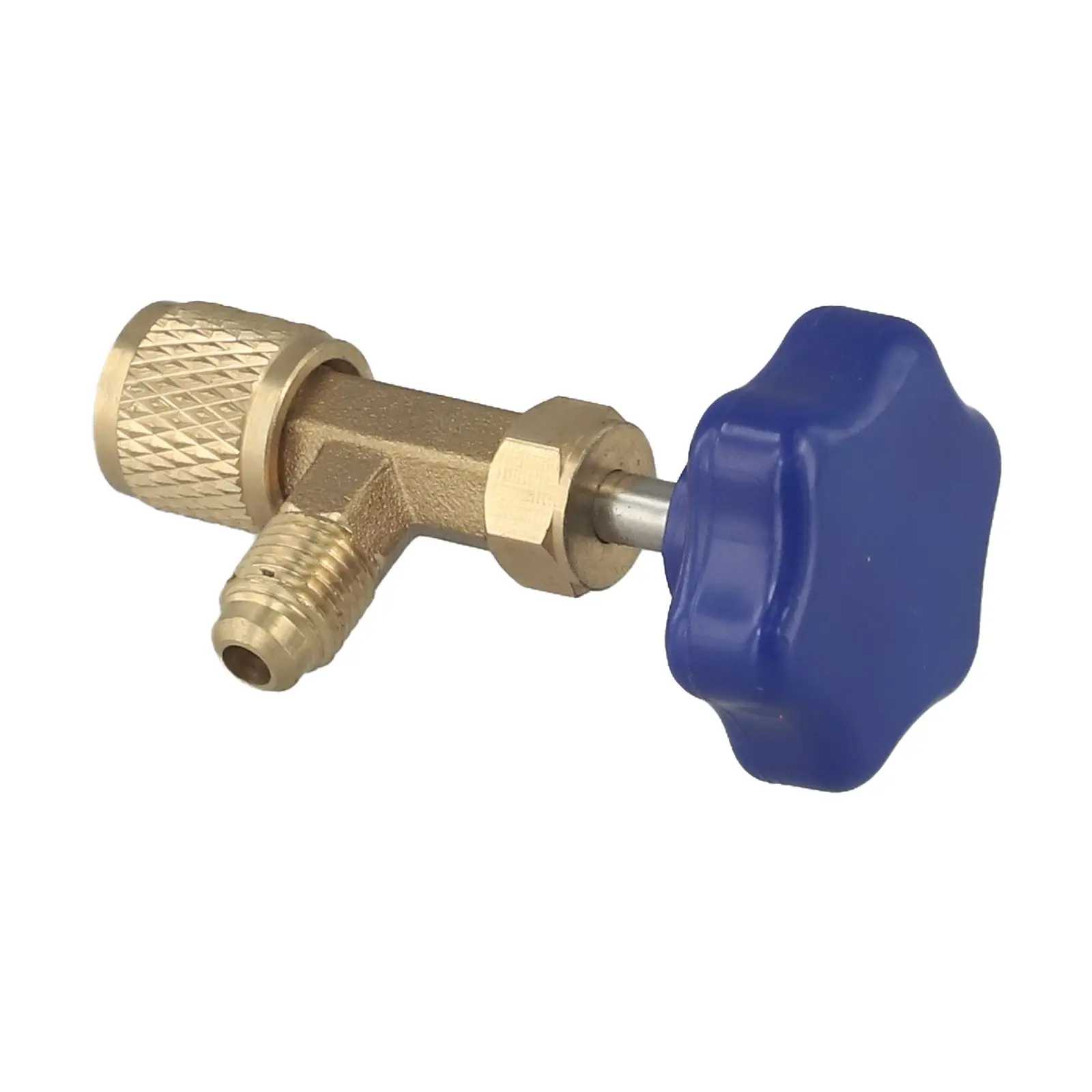 1PC Low Pressure Dispensing Valve Bottle Opener 1/4 SAE Connector For R22 R134a R410A Gas Car AC Tank Valve Accessories