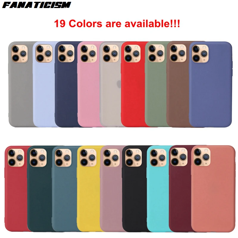 

Matte Solid Candy Phone Cases, Soft Silicone Cover, Cute, iPhone 15 SE 5 S 6s 7 8 Plus Xs XR 11 12 13 14 Pro Max Mini, 10-500Pcs