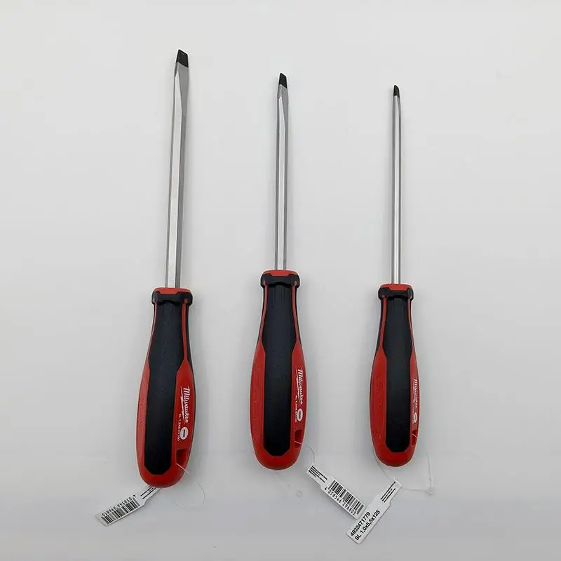 ميلووكي مفك مشقوق SL1.0 * 5.5 * 125 / SL1.2 * 6.5 * 125 / SL1.2 * 8 * 150 أداة يدوية عالية الصلابة 4932471779 4932471781 4932471782